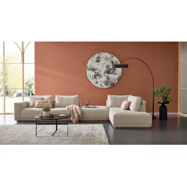 Musterring Wohnlandschaft Polyester 3-Sitzer Beige