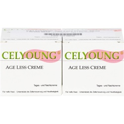 Celyoung, Gesichtscreme, Age Less plus Gratis Age Less Creme, 2X50 ml CRE