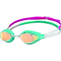 Arena Unisex Wettkampf Schwimmbrille Airspeed Mirror, - YELLOW Copper-turquoise-multi