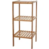Mendler Badregal HWC-B18, Badezimmer Badschrank Standregal, Bambus ~ 80x34x33cm
