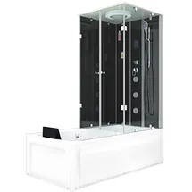 AcquaVapore Whirlpool Dusche Kombination K05-L30-WP-EC 180x90