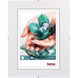 Hama Bilderrahmen Clip-Fix, Fotorahmen, Bilderhalter, A3, 29,7 x 42 cm, Glas, Transparent weiß
