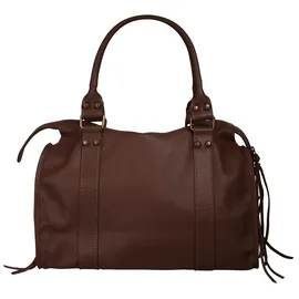 forty° Shopper echt Leder, Made in Italy braun | Braun