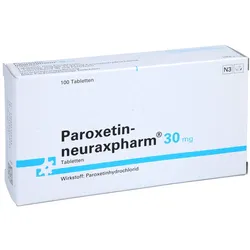 Paroxetin-neuraxpharm 30 mg Tabletten 100 St