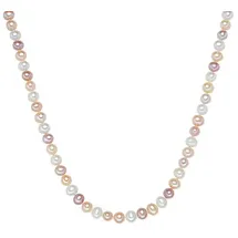 VALERO PEARLS Kette aus Sterling Silber mit Süßwasser-Zuchtperle in multicolor | Gr.: 45 cm