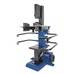 Holzspalter SCHEPPACH "»Com 8t«, 3150 W / 3500W, Patentierte Spalttechnik", blau (baumarkt), B:42,5cm H:115cm T:76cm, Holzspaltmaschinen, einziger Spalter Europas unter 8 t der Meterholz spalten kann