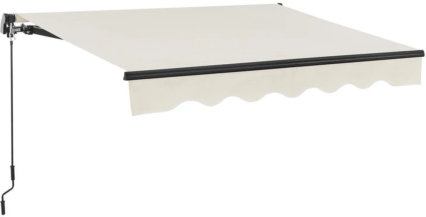 Gelenkarmmarkise mit Kurbel - Beige