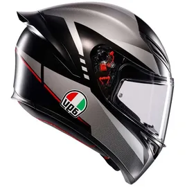 AGV K1 S Lap Helm, schwarz-rot, Größe S