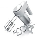 Arendo Elektrischer Handmixer inkl. 2 x Quirle und 2 x Knethaken aus Edelstahl