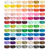 e-kurzwaren Satinband 3mm/91m 8013 DKL. Gelb Schleifenband Dekoband Hochzeit Geschenkband Karten
