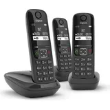 Gigaset As690R Trio Dect Telefoon Zwart - Schwarz