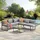 Juskys St. Tropez Lounge-Set Dunkelgrau