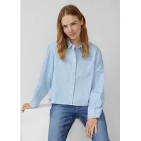 S.Oliver Gestreifte Popeline-Bluse im Boxy Fit - 42