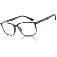 Zenottic Blaulichtfilter Lesebrille Herren Eckige Rahmen Anti-Glanz