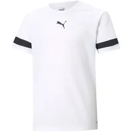 Puma teamRISE Trikot Kinder white/black/white 164