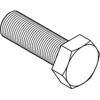 Industrial Quality Supplies DIN 961 Sechskantschraube, Gewinde bis Kopf,