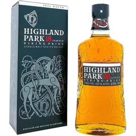 Highland Park 18 Years Old Single Malt Scotch 43% vol 0,7 l Geschenkbox