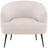 venture home Sessel Derry Samt 0 x 0 x 0 cm Weiß