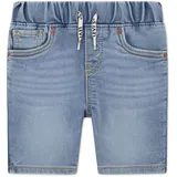 levi ́s ® kids Skinny Fit Dobby Jeansbermuda Blau 8