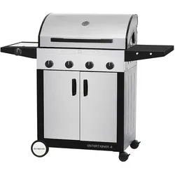 CADAC Entertainer SUPREME EDELSTAHL - 4B+SB 50mbar- Gasgrill mit 4 Brennern und ...