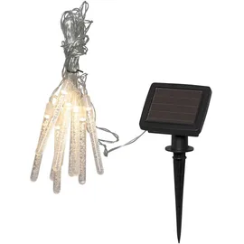 Star Trading LED Solar Lichterkette 180 cm Acryl Transparent