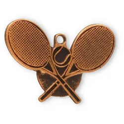 Motivmedaille Tennis goldfarben
