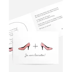 Einladungen zur Hochzeit selbst gestalten mit Spruch und Fotos im Onlinedesigner bei Meine-Kartenmanufaktur.de