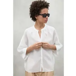ECOALF für Damen. MCWGASRTAMAR0185S25-000 Hemd Tamara weiß (L), Lässig, Modal, Langarm, Nachhaltig