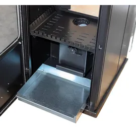 baba's stove Eco Mini Hybridofen Metall Schwarz
