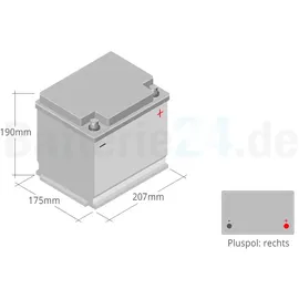 YUASA YBX5012 54Ah 12V