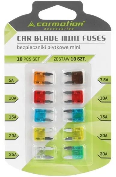 Carmotion Mini Flachstecksicherung Set 10tlg