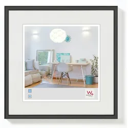 walther + design Lifestyle Kunststoff Bilderrahmen 030X030 SCHWARZ