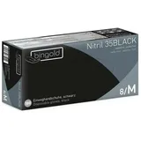 BINGOLD GmbH + Co. KG BINGOLD Nitril 35BLACK Einweghandschuhe, schwarz, puderfrei, 100 Stück