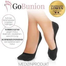 GoBunion GoBunion, GoBunion Füßlinge mit Zehenspreizer 35-38 schwarz 1 St