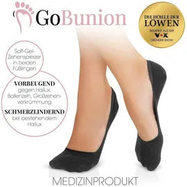GoBunion GoBunion, GoBunion Füßlinge mit Zehenspreizer 35-38 schwarz 1 St