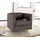 Home Affaire Sessel Bob Polyester 72 x 71 x 75 cm Grau drehbar mit Sternfuß