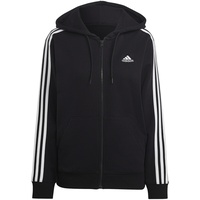 Adidas Essentials 3-Streifen French Terry Regular Kapuzenjacke Black / White XL