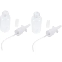 Mikinona Nasenspülset 2 Stück Nasendusche aus Pet Material mit 20ml Fassungsvermögen Einfache Anwendung zur Linderung von Nasenverstopfung bei Babys