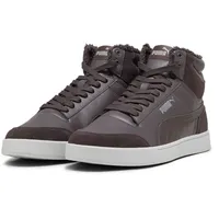 Puma Shuffle Mid Fur Sneaker, Grau (Flat Dark gray/cast iron/cool Light Gray Cast Iron Cool Gray), 44.5