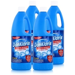 DanKlorix DanKlorix Hygiene-Reiniger 1,5L - Mit Aktiv-Chlor (4er Pack) Allzweckreiniger