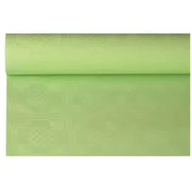 Papstar Papiertischtuch mit Damastprägung 8 m x 1,2 m pastellgrün,