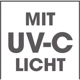 Clean Maxx CLEANmaxx Milben-Handstaubsauger UV-C Licht weiß/limegreen