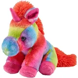 Wild Republic Pocketkins Eco Rainbow Einhorn, Stofftier, 12 cm, Plüschtier, Hergestellt aus recycelten Materialien, Umweltfreundlich