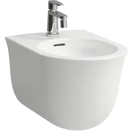 Laufen The New Classic Wandbidet, 1 Hahnloch, mit Überlauf, verdeckte Befestigung, H8308514003021,