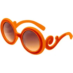 60er Jahre Vintage Brille orange - OS
