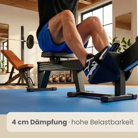 Eyepower Fitnessmatte 2er Set - 90x90cm Bodenschutzmatte Gym Matte Puzzlematte