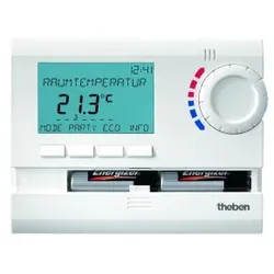 Theben 8119132 Digital-Uhrenthermostat, 7 Tage, Textzeile, 2 Draht-Anschluss RAMSES 811 top2