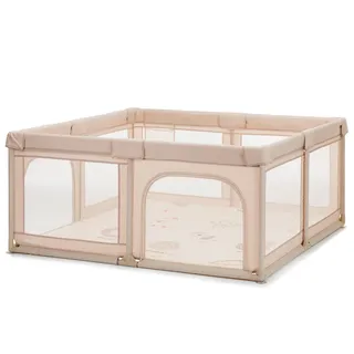 fillikid Laufgitter Malta mit Boden", 150x150 cm, beige