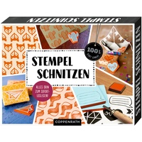 Coppenrath Verlag Bastel-Set 100% Selbst Gemacht - Stempel Schnitzen