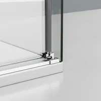 Bernstein DX906 FLEX Eckdusche mit Schiebetür 150 x 70 cm transparent Echtglas